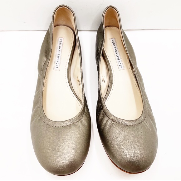 {Vera Wang Lavender} Leather Ballet Flats - Picture 8 of 16